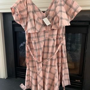 Eloquii Pink and Black Dress